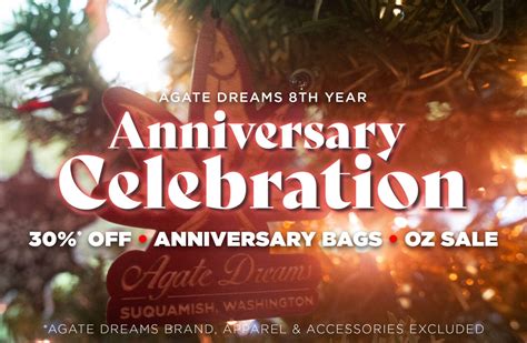 Our Anniversary Celebration Is Today Agate Dreams