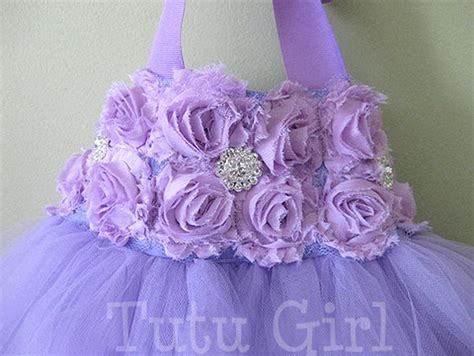 Lavender Flower Girl Tutu Dress Purple Tutu Dress Girls Sewn Etsy