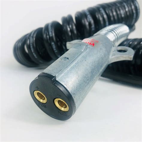 Velvac 590172 Coil Cable 2 Ways 15 Dual Pole 4 Gauge Liftgate Cable