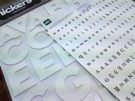 Alphabets Sticker Alphabets For You To Create Text Hawick Flickr