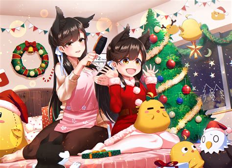 Wallpaper Anime Girls Azur Lane Atago Azur Lane Christmas Tree