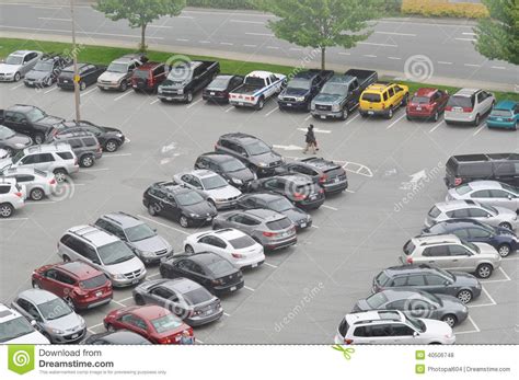 Car Crowded Parking Place Editorial Stock Photo Image Of Driver 40506748