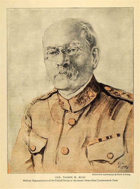 1918 Print Wwi Portrait Tasker H Bliss United States Chief Staff Army