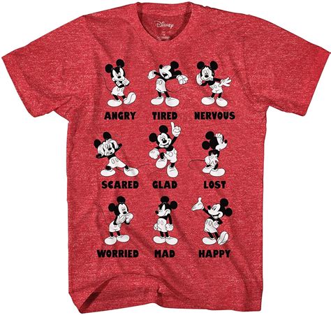 Disney Disney Mickey Mouse Express Mood Disneyland World Funny Humor Pun Mens Adult Graphic