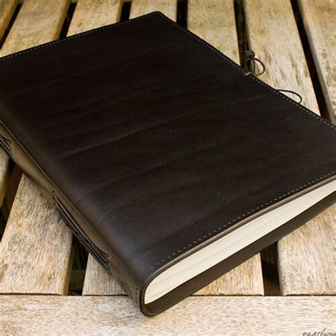 A4 Large Classic Brown Leather Bound Journal Leather Etsy