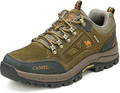 Camel Crown Mens Walking Shoes Anti Slip Trainers Trekking Boots Low