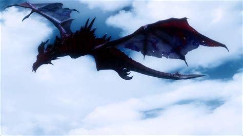 Wallpaper Flying Dragon Flight Scenic Dragons Fantasy Rpg Tes