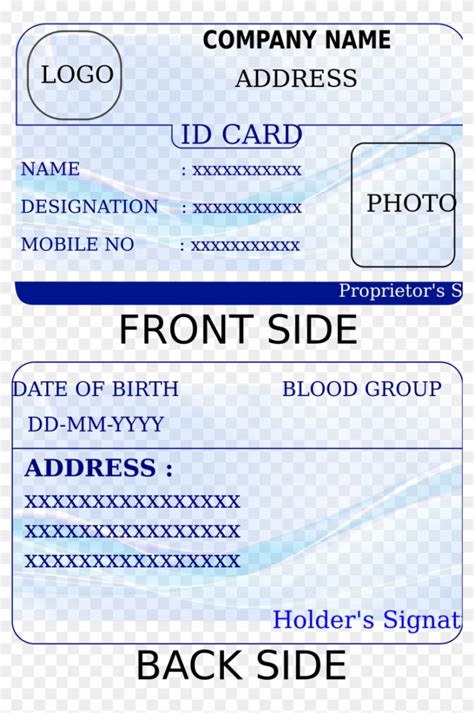 Best Of Free Printable Id Card Template In Id Card Template