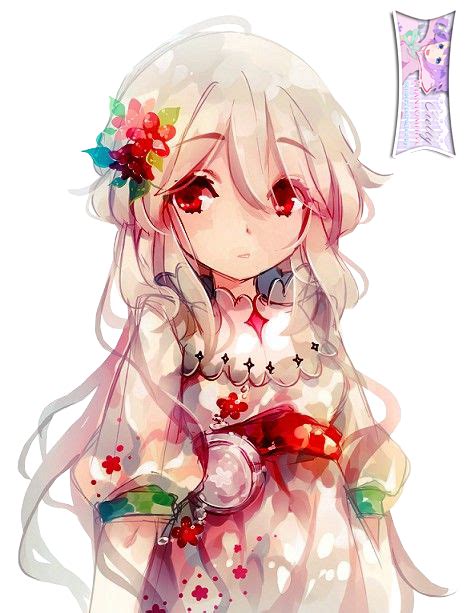 Cute Anime Girl And Flowers Art By Claries Extract By Ciellyphantomhive On Deviantart