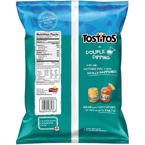2 pack tostitos tortilla chips restaurant style party size original