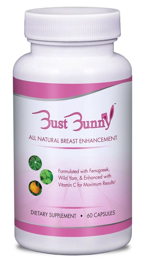 Bust Bunny Natural Breast Enhancement Pills With Vitamin C 3 Month Supply For Sale Online Ebay