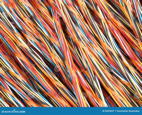 Wisted Copper Wires Royalty Free Stock Photography Image 6025837