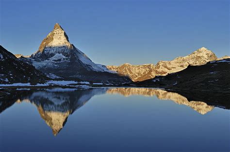 The Matterhorn And Riffelsee Lake Photograph By Thomas Marent Fine