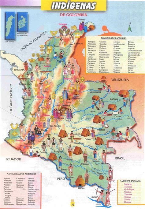 Mapas De Colombia Mapa De Los IndÍgenas De Colombia Mapa De Colombia