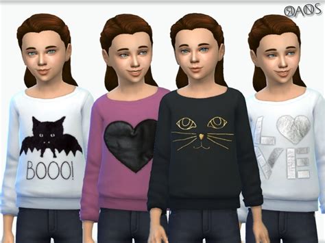 The Sims Resource Long Sleeved Sweaters V1