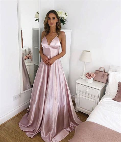 coast strappy satin maxi dress blush light pink light pink prom dress blush prom dress pink