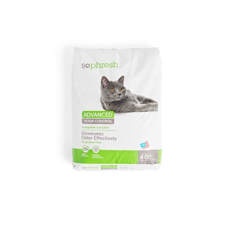 So Phresh Advanced Odor Control Scoopable Cat Litter 40 Lbs Petco