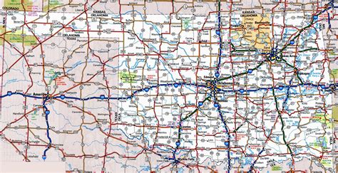Texas Oklahoma Road Map Secretmuseum