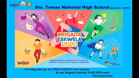 Stnhs Brigada Eskwela Sto Tomas National High School Brigada Eskwela