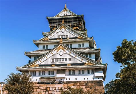 The Osaka Castle In Osaka Japan Stock Image Image Of Castle Kyoto