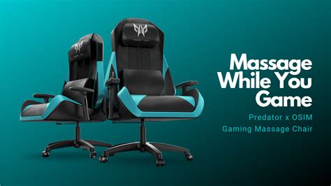 Get A Massage While You Game With Predator X Osim Gaming Massage Chair