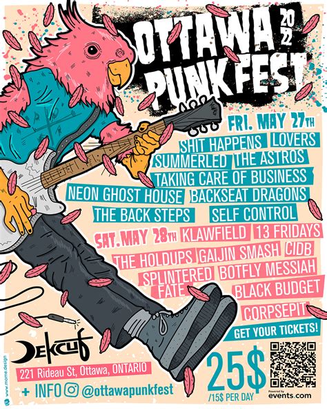 Ottawa Punk Fest Marcelo Omegna Graphic Designer