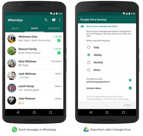 Whatsapp For Android Now Lets You Back Up Your Chat History Voice
