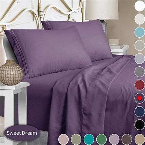 Amazon.com: Mejoroom Bed Sheets Set,Extra Soft Luxury Queen Size Sheets ...