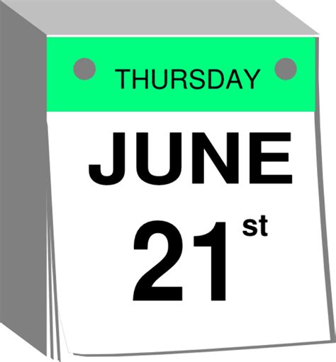 June Calendar Clip Art Printable Calendar 2023