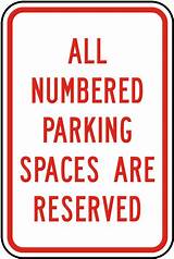 Images of Signs For Parking Spaces