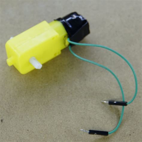 Yellow Geared Dc Motors And Wheels A2d Electronics