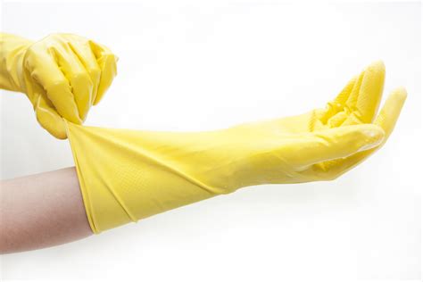 Yellow Rubber Gloves