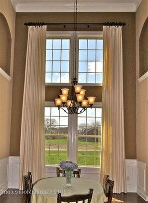 47 Amazing Tall Curtains Design Ideas For Living Room08