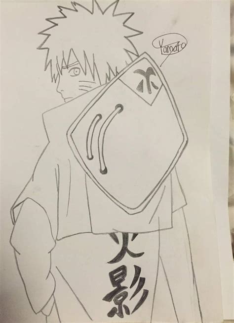Naruto Hokage Drawing Anime Amino