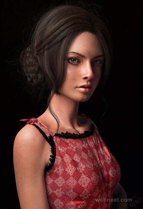 40 beautiful 3d girls and cg girl models from top 3d designers 11 geegle news