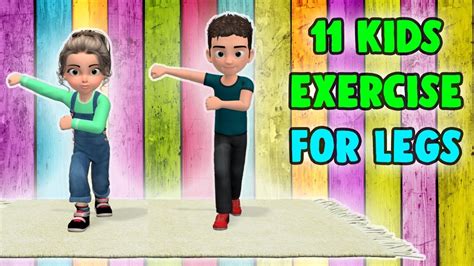 11 Fun Kids Exercises For Legs Children Workout At Home Exercise