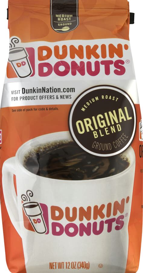Dunkin Dunkin Original Blend Medium Roast Ground Coffee 12 Ounces