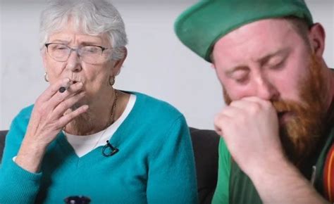 Guy Smokes Weed With His Grandma For The First Time