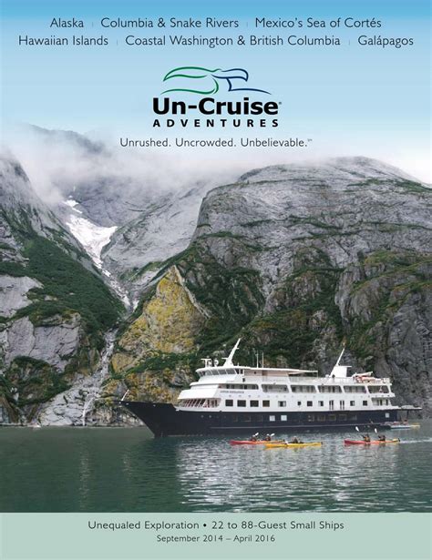 2015 Wild Earth And Un Cruise Adventures Brochure By Heritage