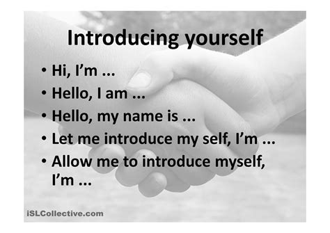 How To Introduce Yourself In Class In English As A Student