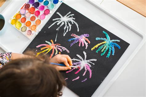 Fantastic Firework Art Activities For Kids Inspire My Play Recycling