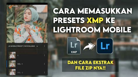 Cara Mudah Memasukan Presets XMP Ke Lightroom Mobile YouTube