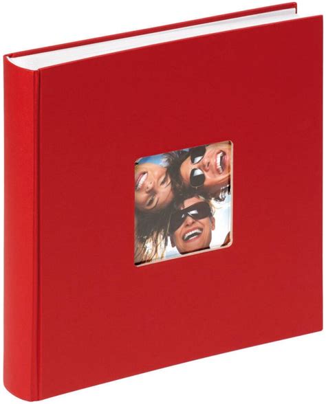 Walther Design Album Fun Red 30x30 Cm With Cutout Foto Erhardt