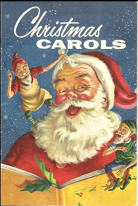 3 Vintage Christmas Carol Booklets By Delightfulhandwork On Etsy
