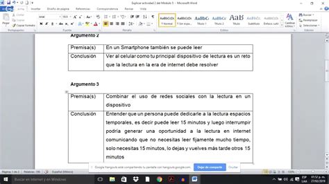 Actividades Integradoras 1 Los Argumentos Del Ensayo 2 Escribir