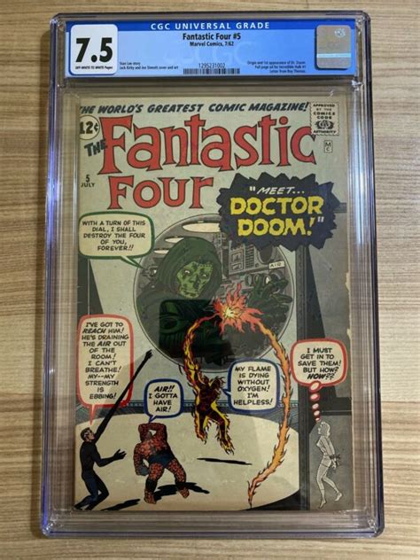 Fantastic Four 5 1962 Marvel Comics 1st Appearance