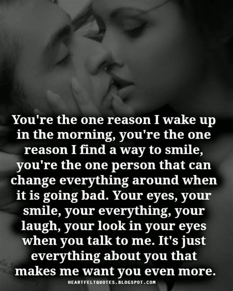 Youre The One Reason Heartfelt Love And Life Quotes