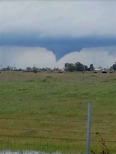 Tornado Rips Across Open Field 40 Miles North Of Sacramento