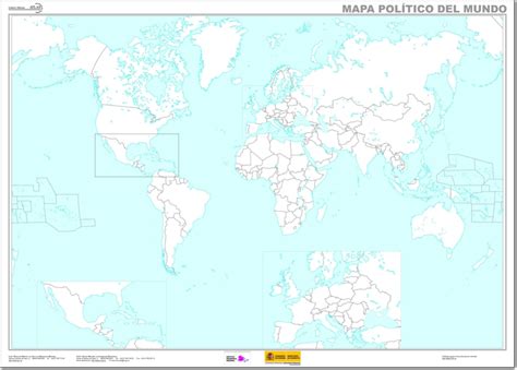 Mapa Politico Del Mundo Para Imprimir Mapa