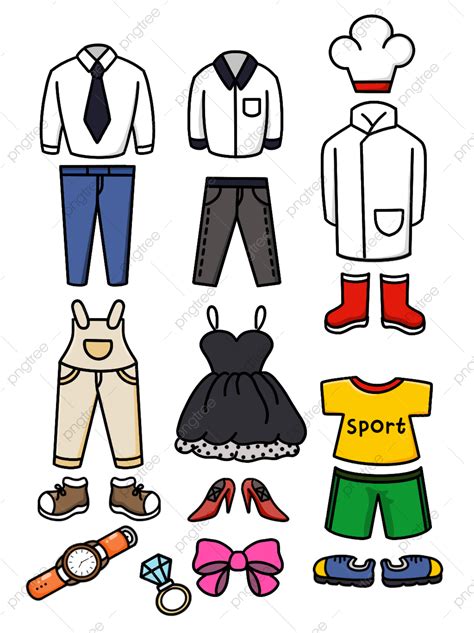 Cartoon Clothing Patterns Png Vector Psd And Clipart With